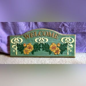 Welcome Sign. BUY 2 OR MORE ITEMS $10 OR LESS GET 3rd LESSER ITEM FREE!